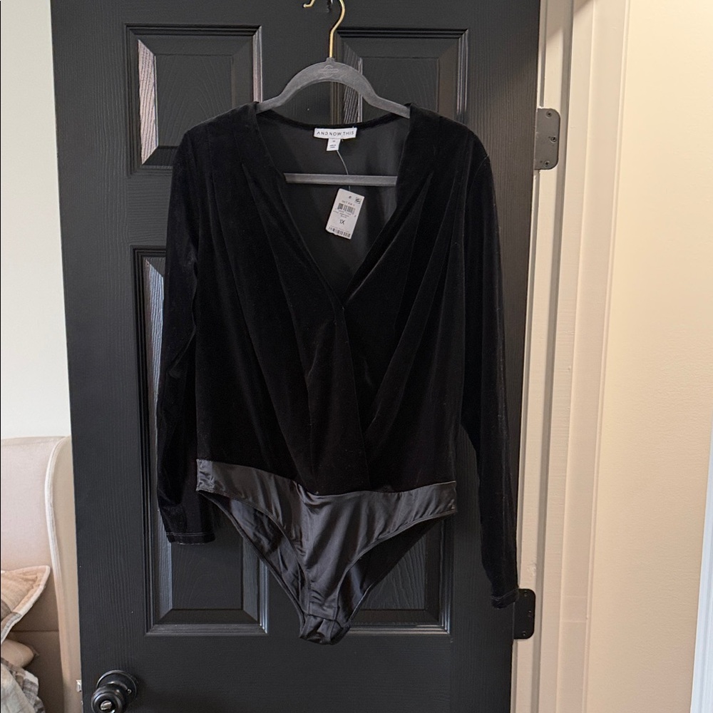 Black Velvet Bodysuit
